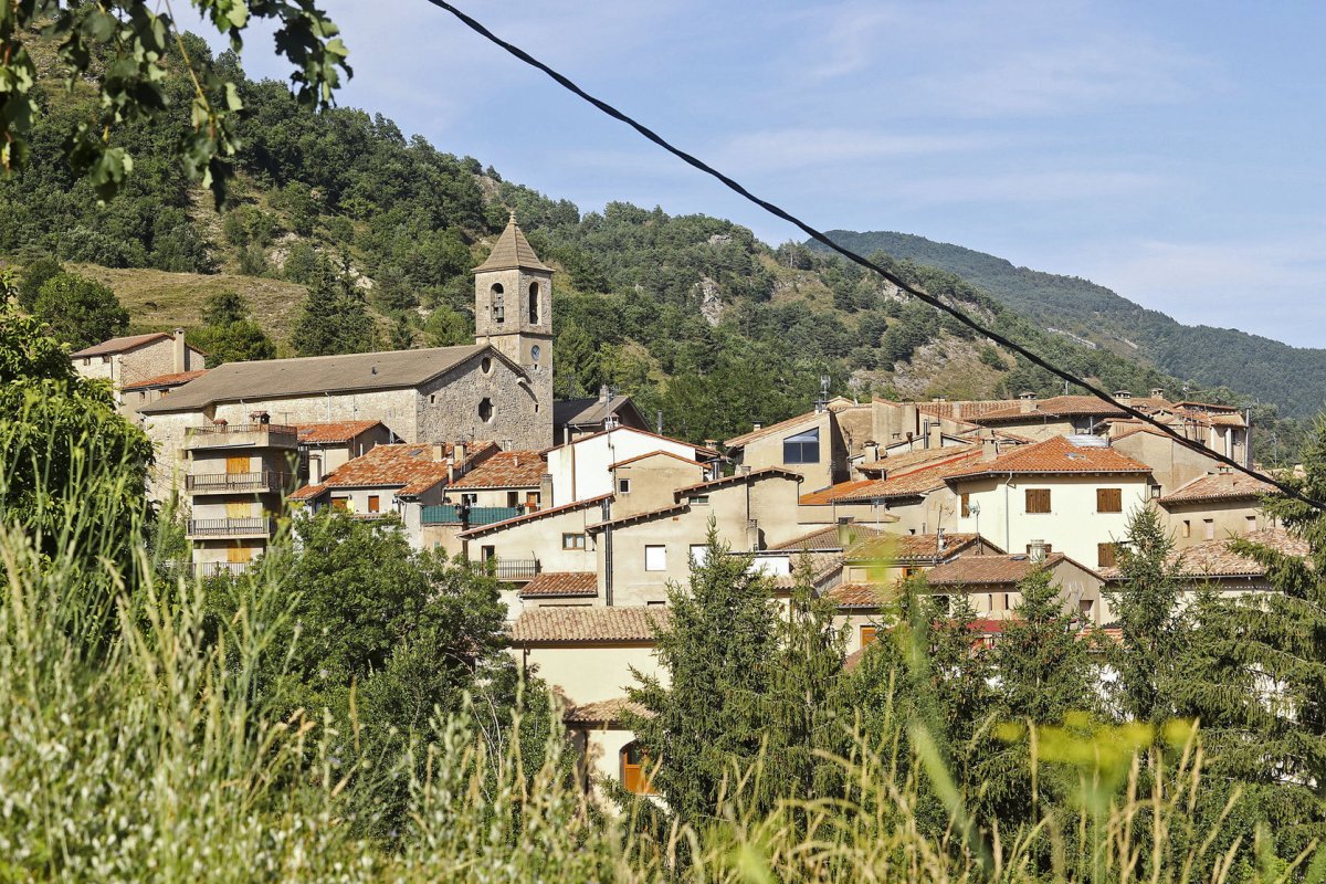 Imatge del poble de Gombrèn