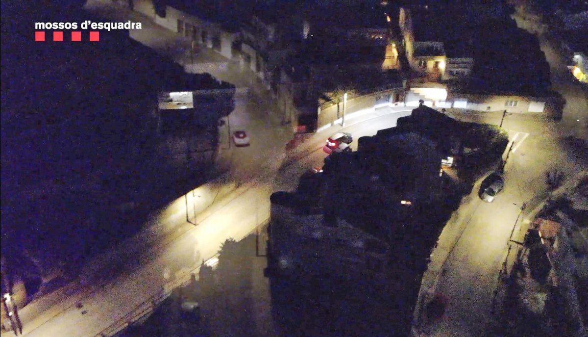 Vista de dron en un dels controls