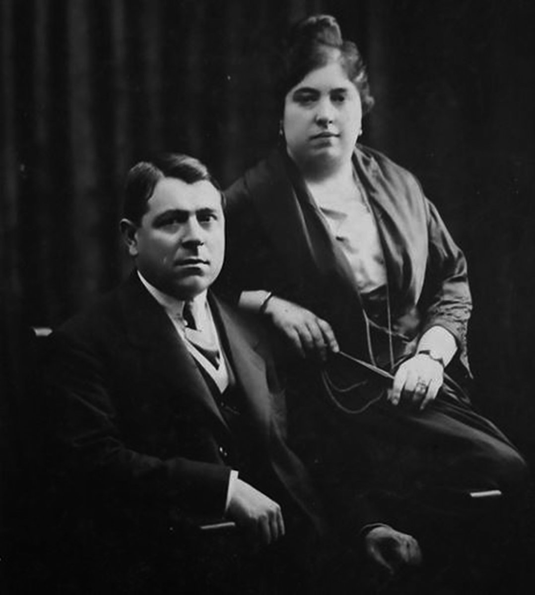 Joan Casas i Canudas amb la seva esposa, Maria Casas i Tersa