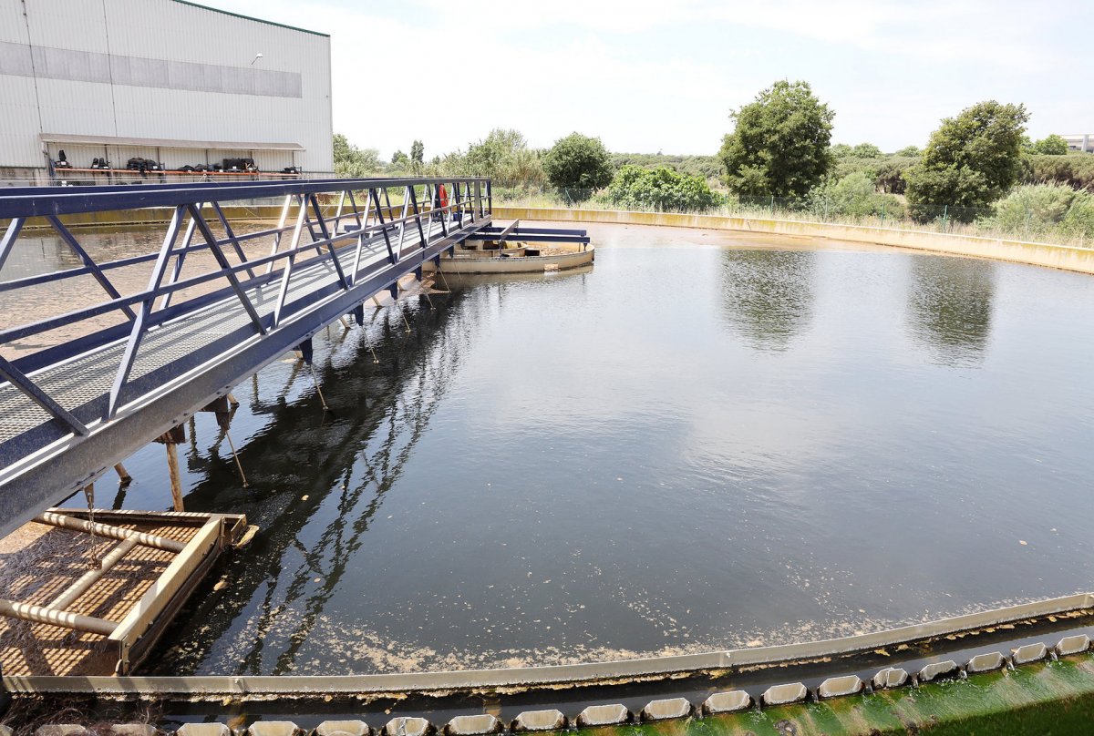 L'estació depuradora d'aigües residuals de Granollers en una imatge d'arxiu