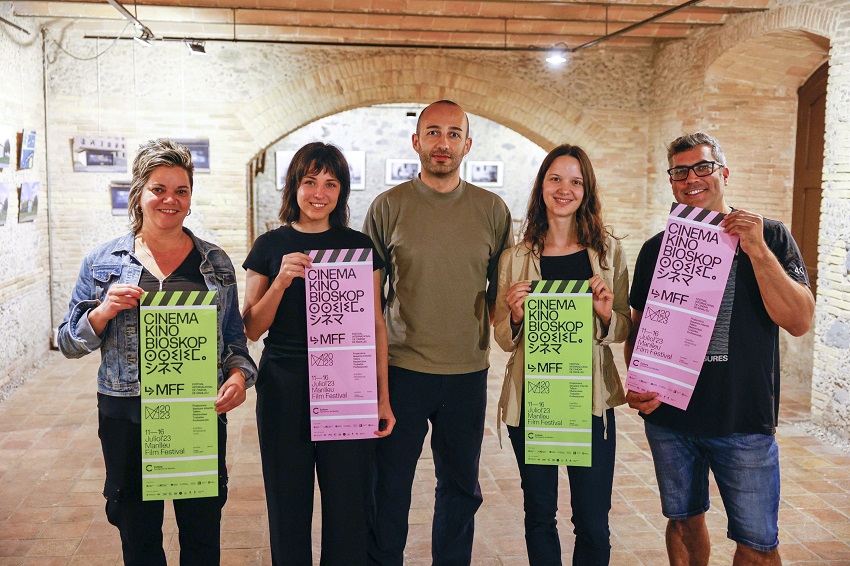 Organització i representants de l'Ajuntament en la presentació del festival, la setmana passada