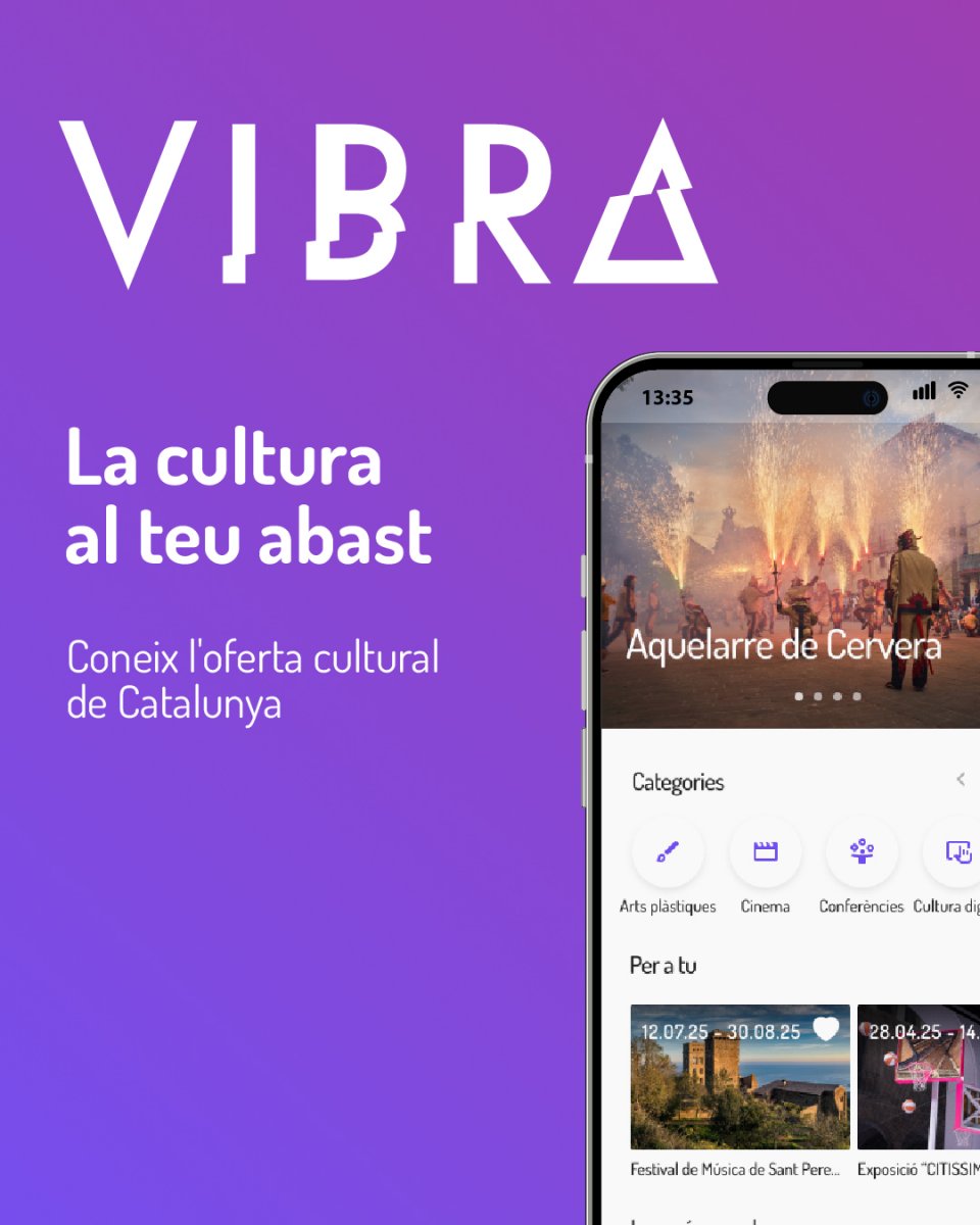 Vibra t'informa de moltes experiències culturals de Catalunya