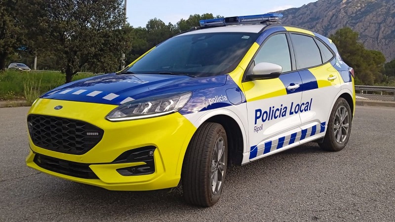 Un dels dos nous vehicles adquiritats per a la Policia Local de Ripoll