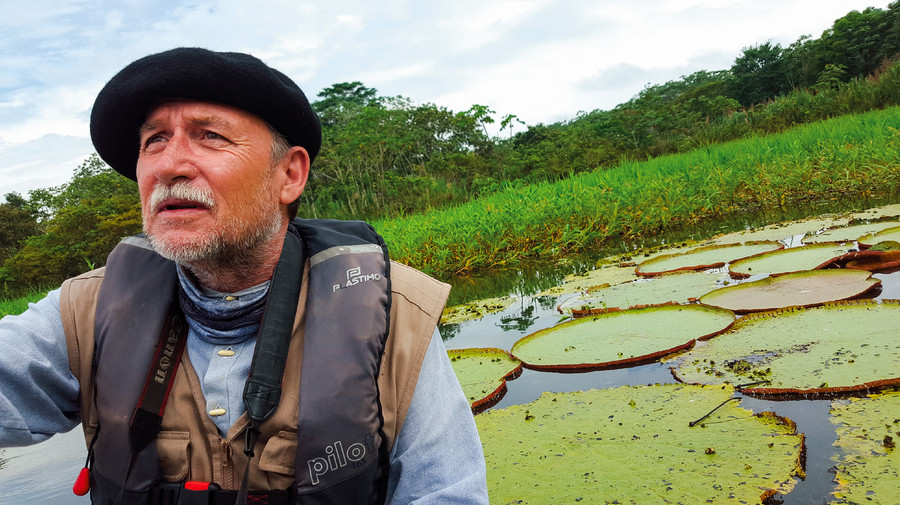 Martí Boada en una expedició de treball a l'Amazònia equatoriana