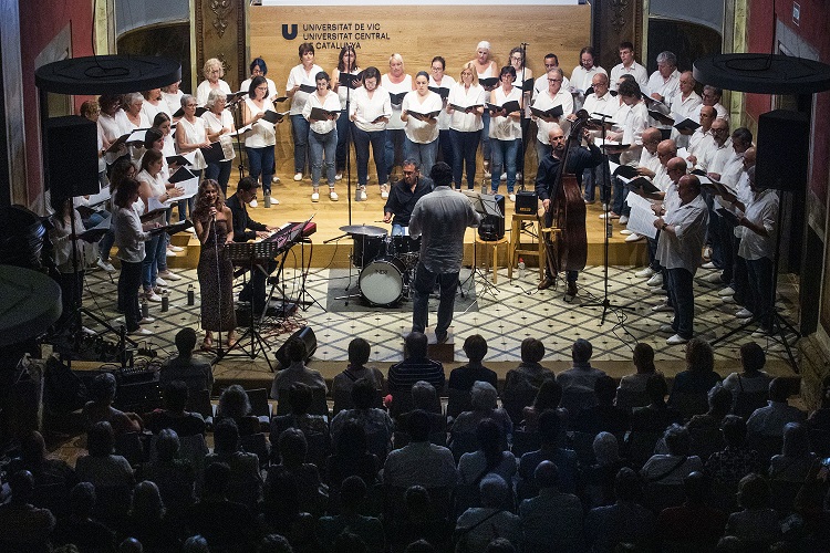 El concert es va fer al paranimf de la UVic-UCC