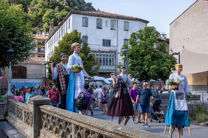 La cercavila de la festa major de Ribes