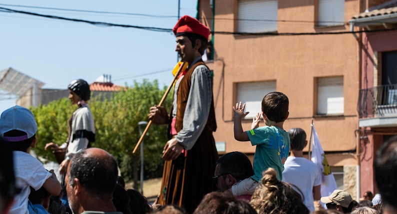 Un moment de la cercavila de gegants