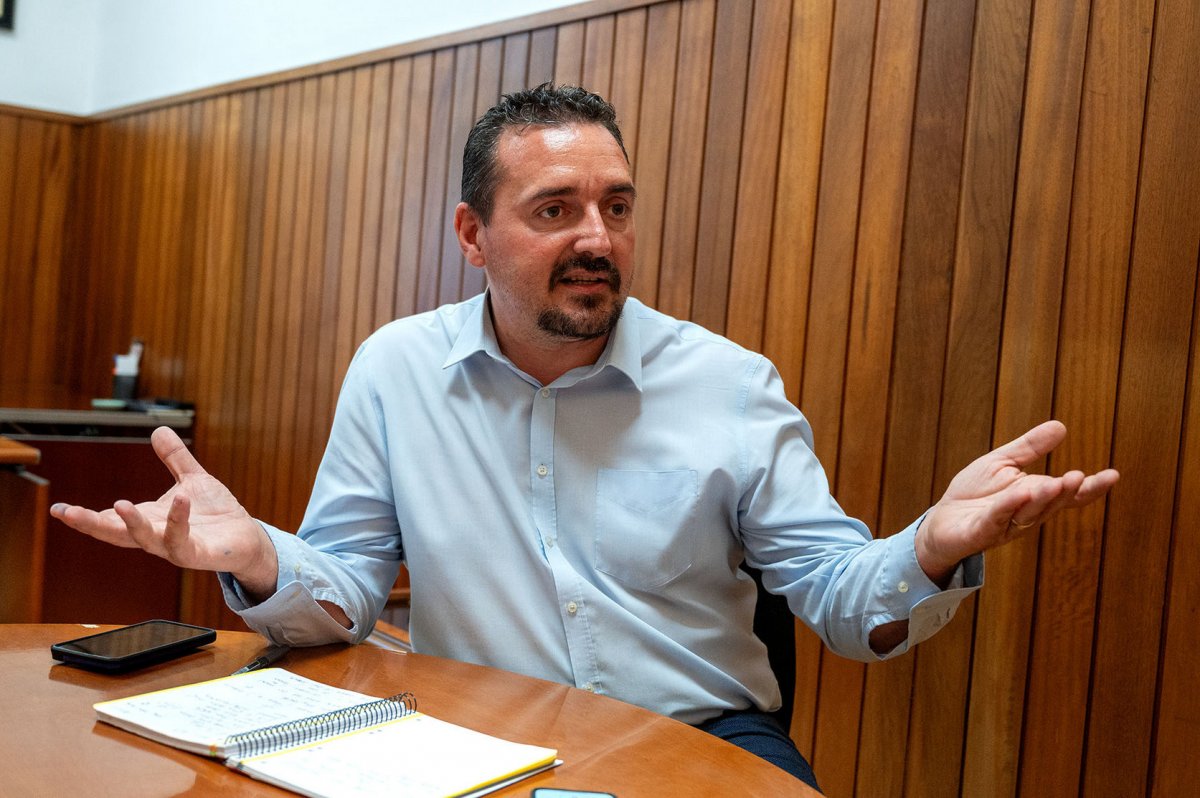 Corchado durant l'entrevista amb EL 9 NOU