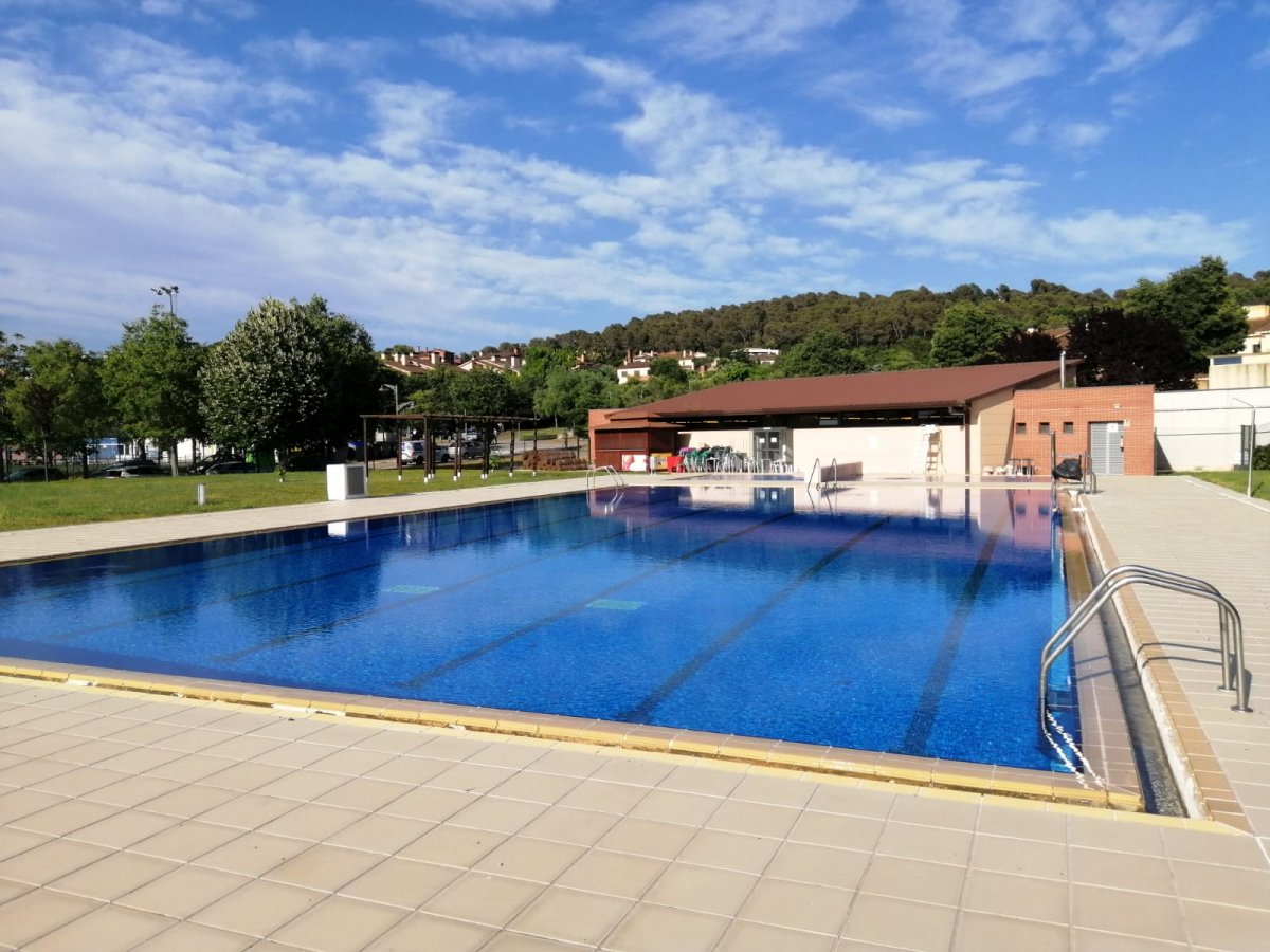 La piscina municipal de Santa Agnès