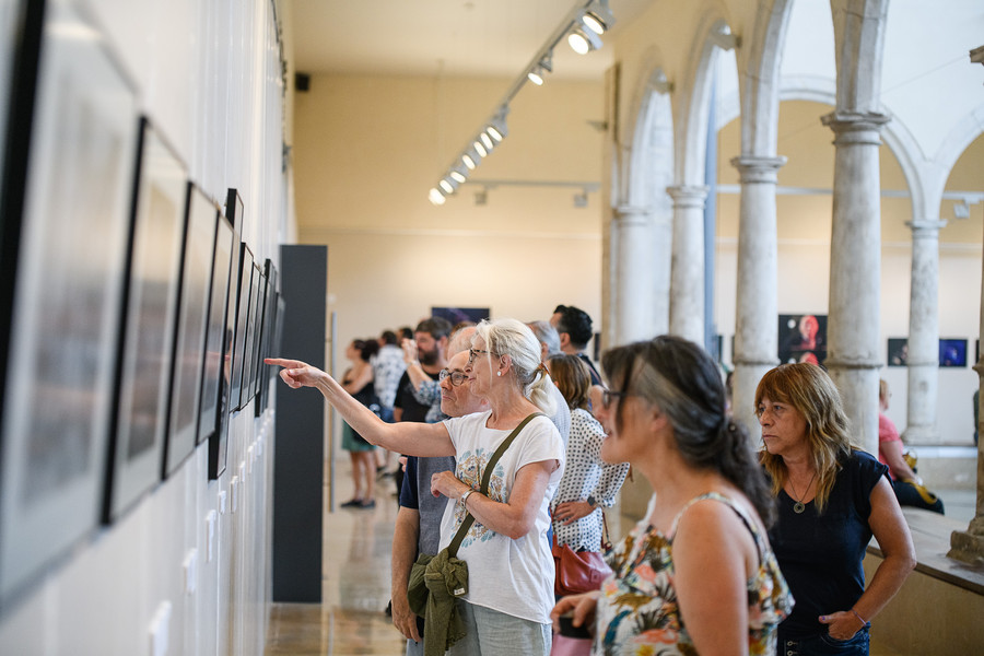 El claustre del Triadú, convertit ara -entre d'altres- en espai d'exposicions