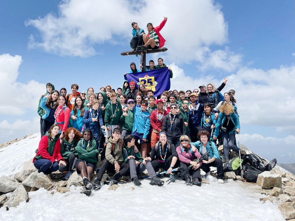 Diversos grups de l’Erol van fer el cim de Bastiments, al Pirineu, el maig passat.