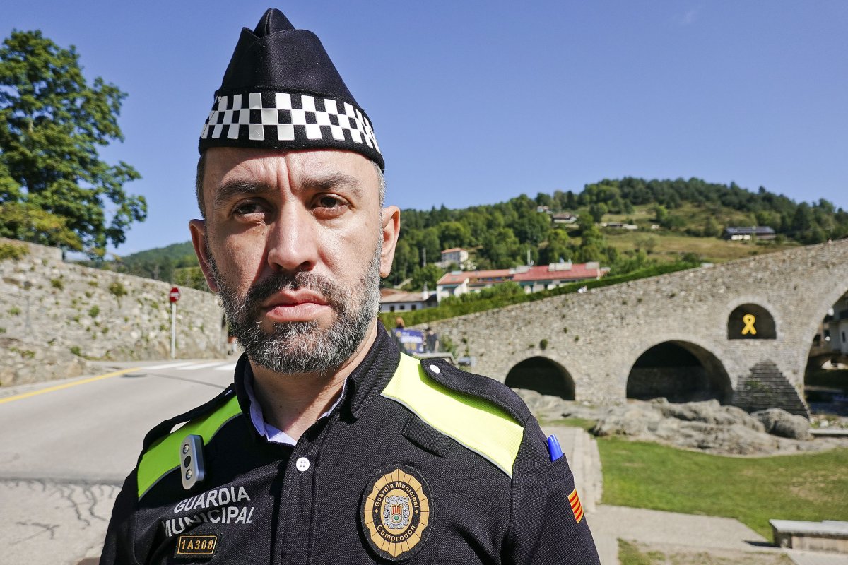 L’agent de la Guàrdia Municipal de Camprodon Joan Valverde