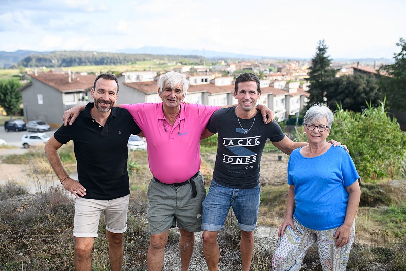 Els membres de la junta actual del barri del Pla Xic