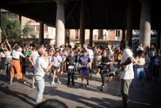 La festa de les Activitats per a les escoles, a la Porxada