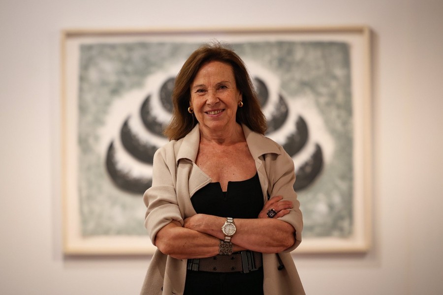 Carmen Castilla, a l'exposició que es pot veure fins al 12 de novembre al Museu de l'Art de la Pell de Vic