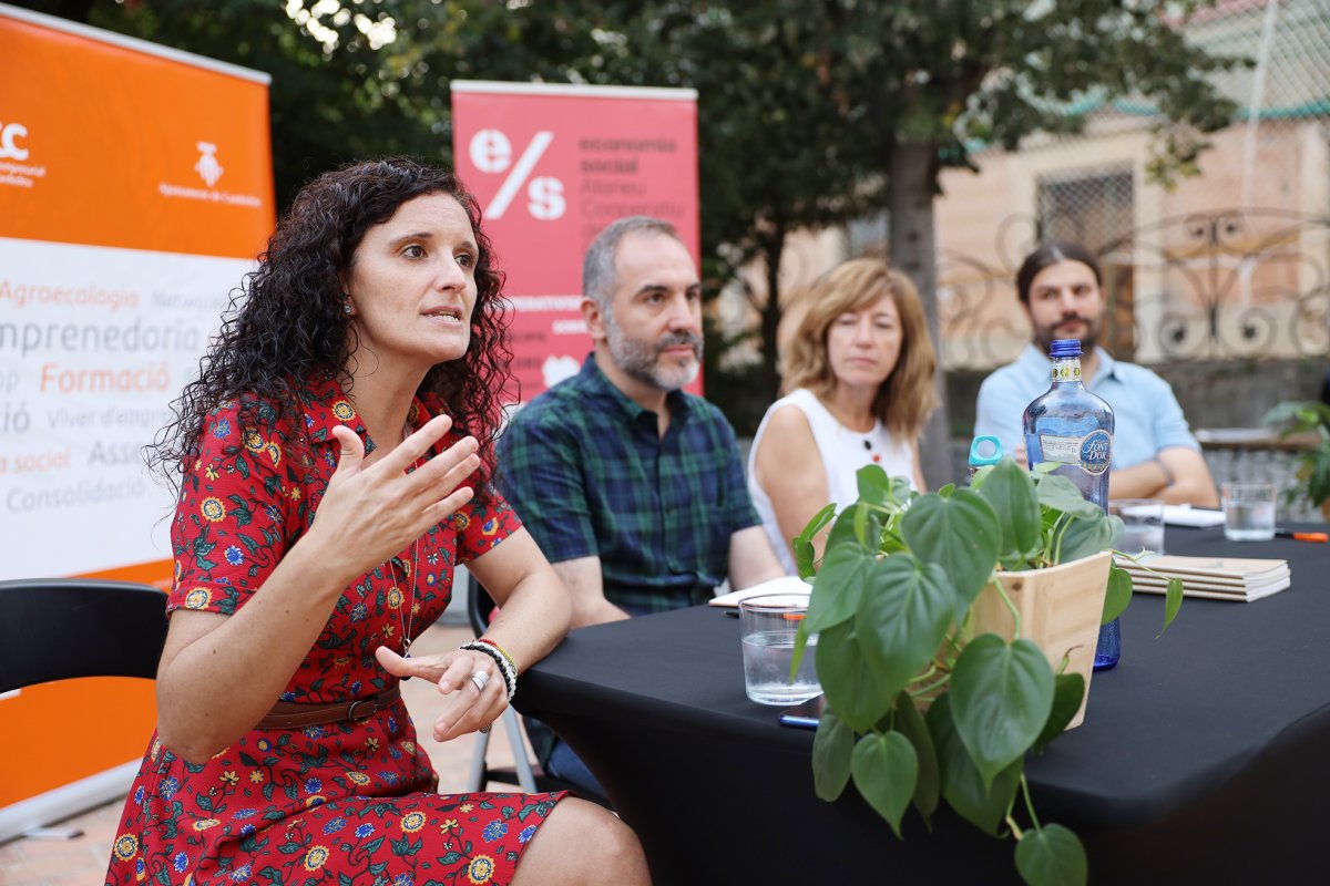 D'esquerra a dreta, Marta Lamata, Víctor Serrano, Cinta Aixendri i Jordi Delgado