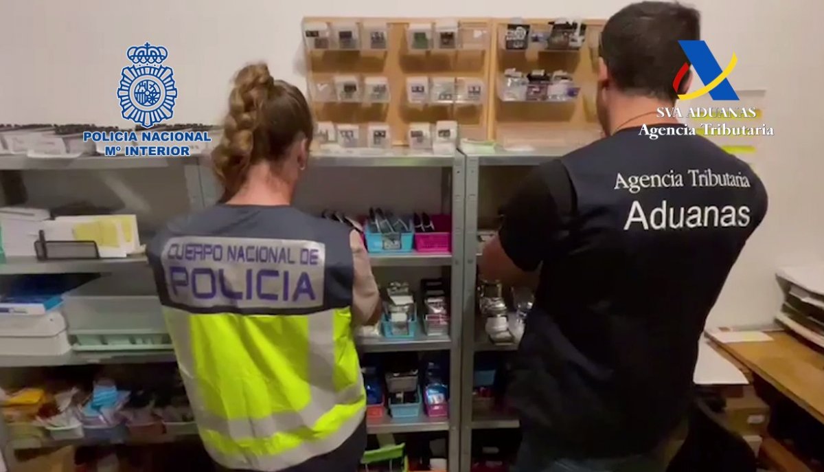 La intervenció de la policia estatal a Tagamanent