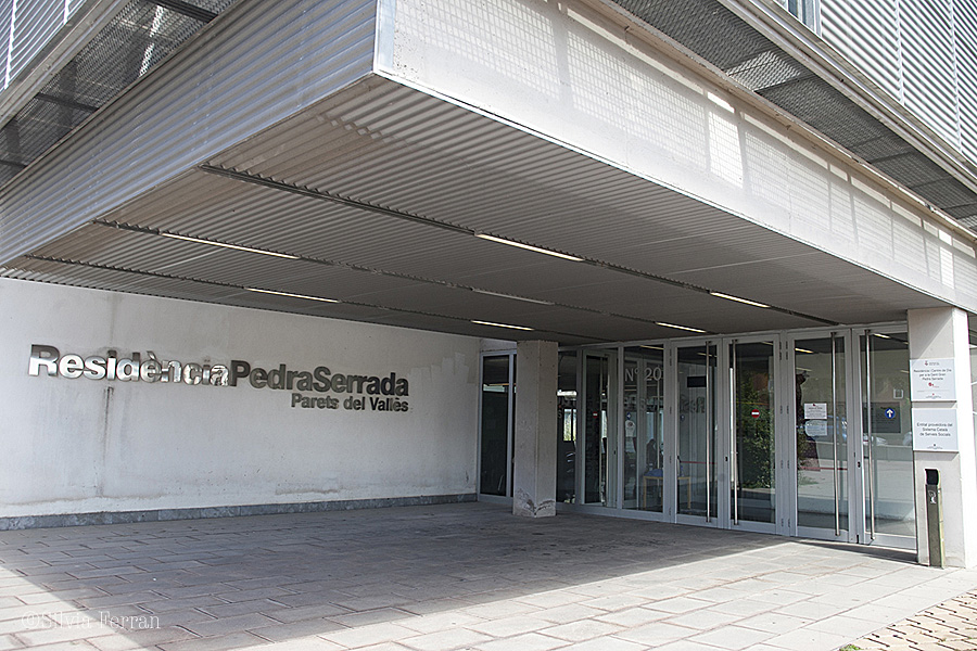 L'entrada de la residència Pedra Serrada