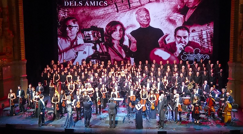 Una imatge del concert de l'Orfeó Vigatà al Liceu