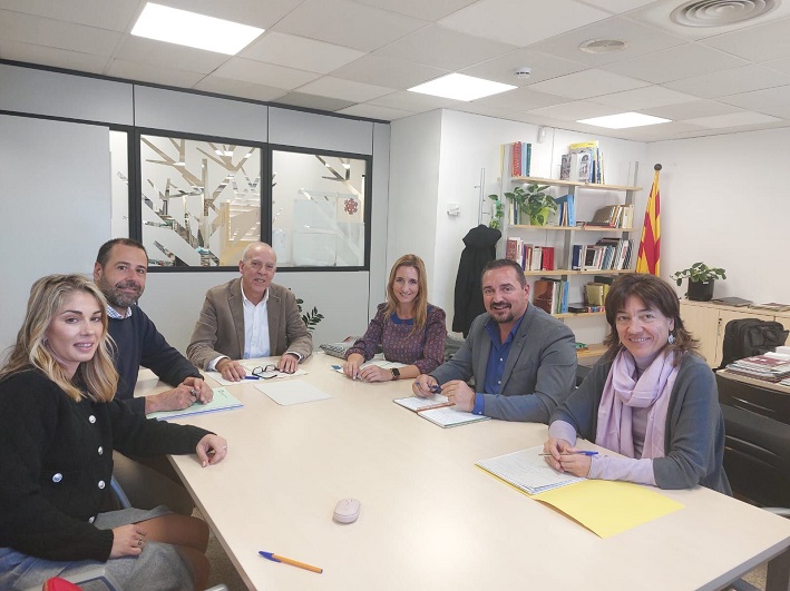 La reunió dels representants municipals i els de la Generalitat, aquest dimarts