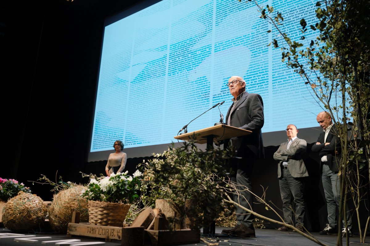 Joan Salarich, director del festival, fent el balanç d'aquesta edició al Cirvianum