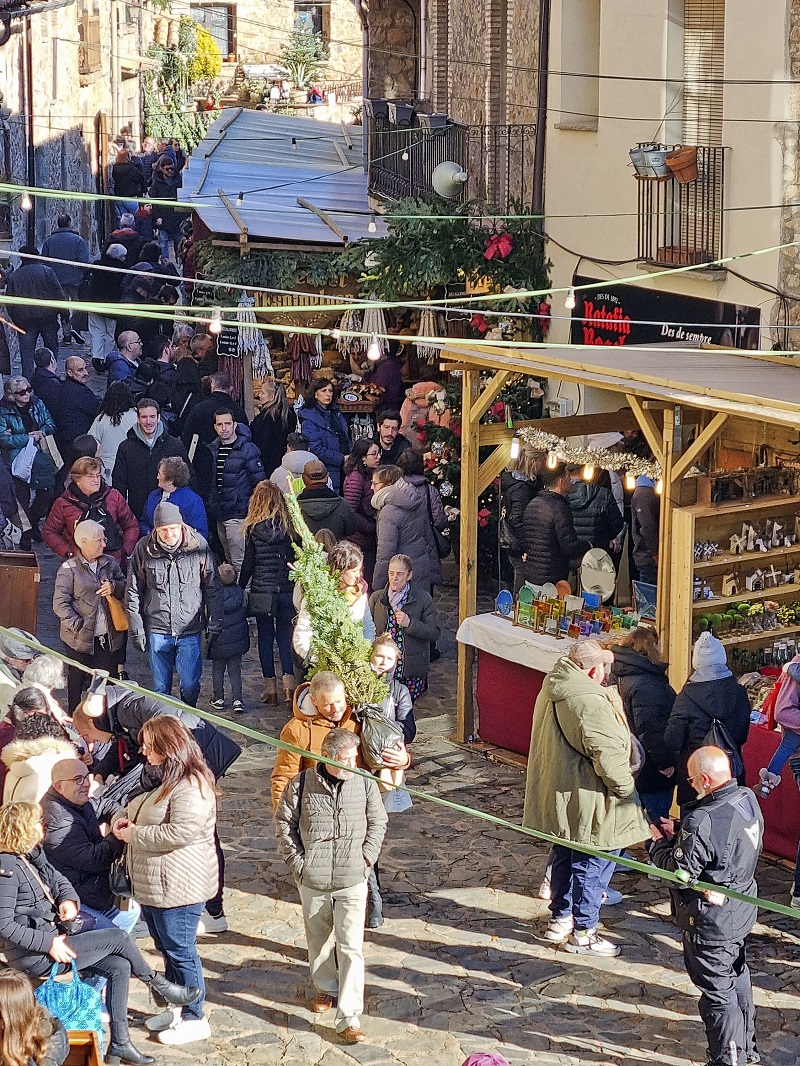 Ambient de parades al Mercat de l'Avet