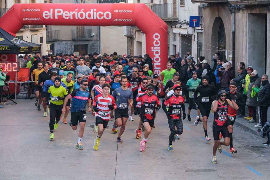 Sortida de la cursa Entre Ponts de Roda