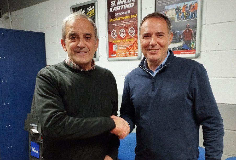 Eduard Forés i Joan Panadès van firmar aquesta setmana l'acord de col·laboració