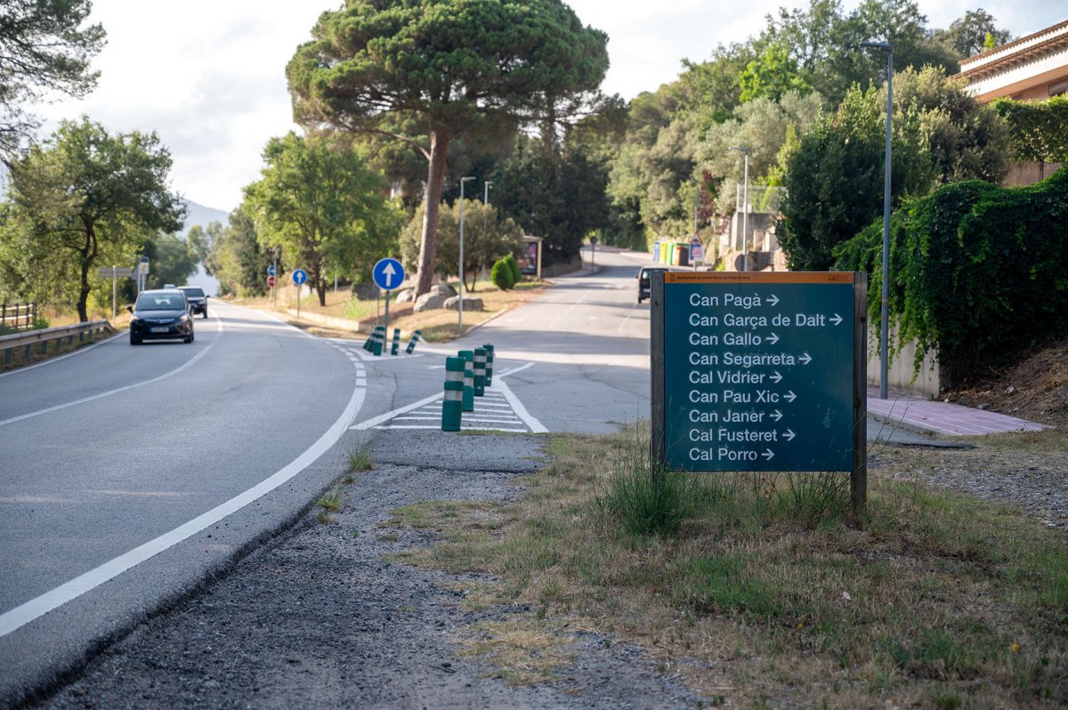 Estat actual de l'accés a Can Pagà