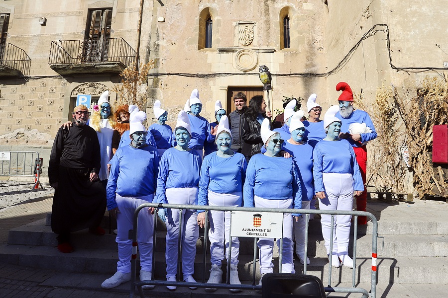 Els barerufets van ser els pregoners del Carnaval de Centelles d'aquest any