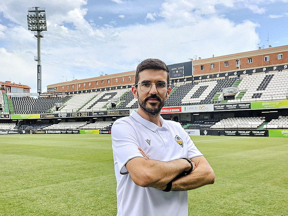 Sergi Pi en una imatge captada a l'estadi de Castàlia