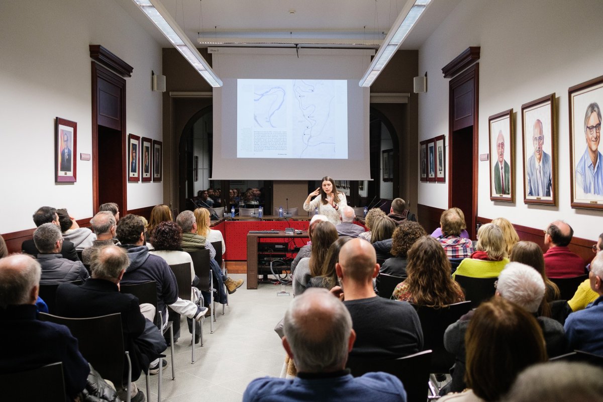 La presentació del llibre, divendres passat a l'Ajuntament de les Masies de Voltregà