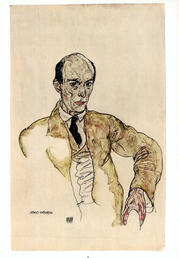 Retrat d'Arnold Schönberg el 917