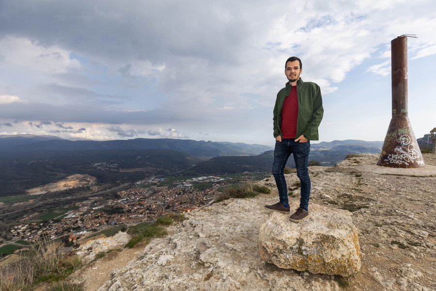 Arnau Dorca des del Puigsagordi, a Centelles, un dels 18 punts panoràmics escollits per mirar cap a la Plana de Vic