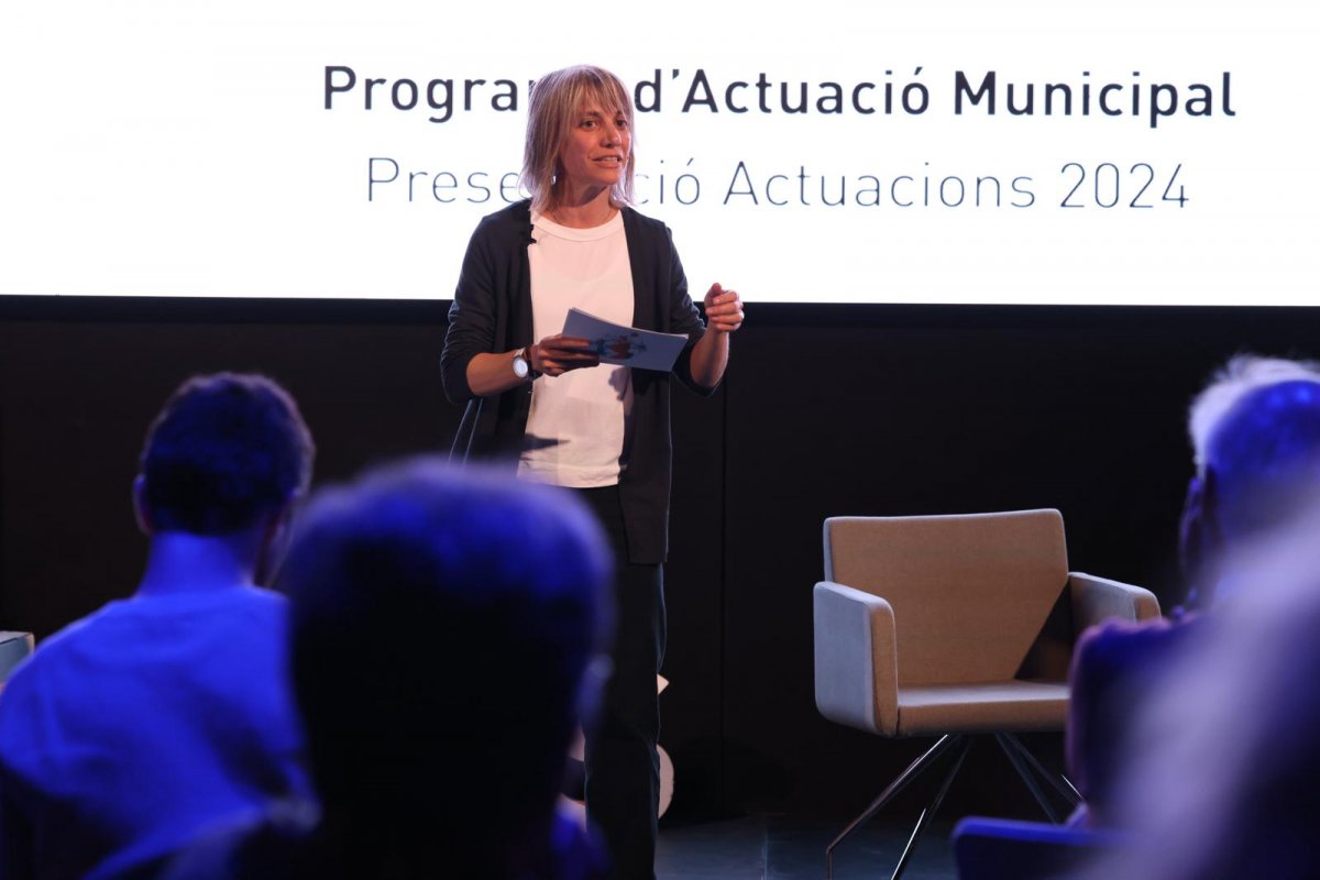 Alba Barnusell durant la presentació d'aquest dimarts