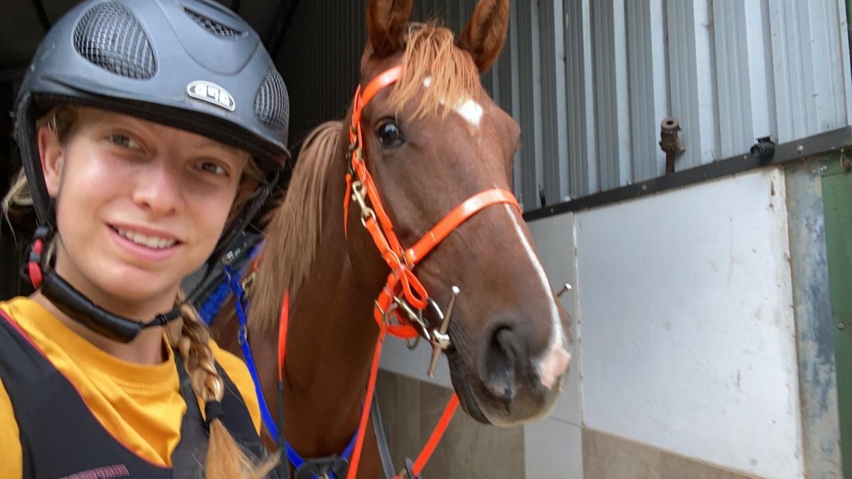Muñoz, amb el seu cavall NF Astrid