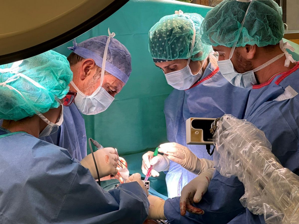 Una intervenció quirúrgica a l'Hospital de Granollers