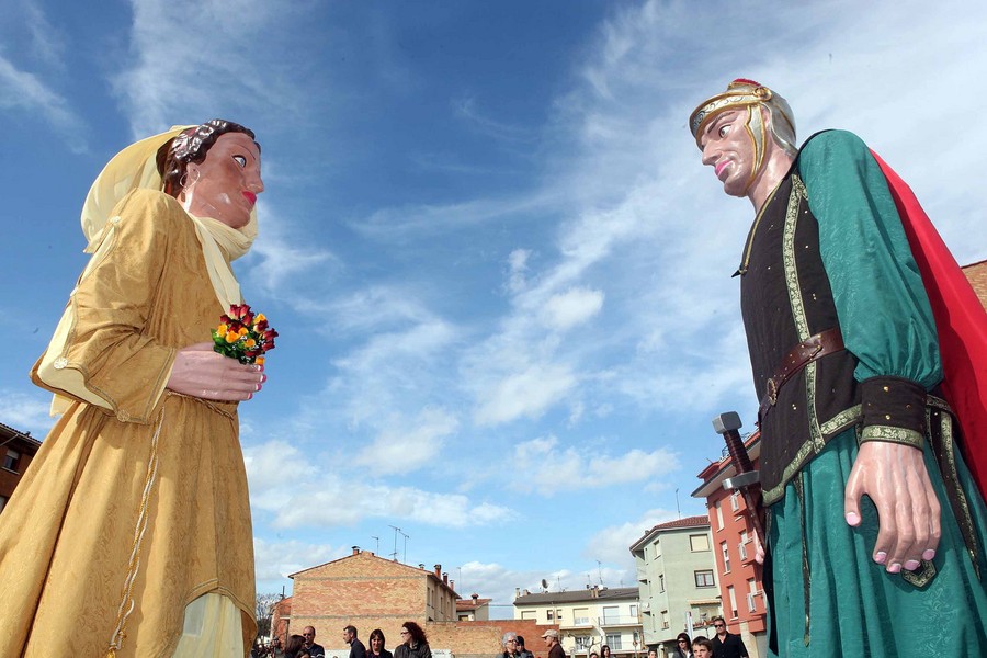 Sortida dels gegants restaurats, el 2012