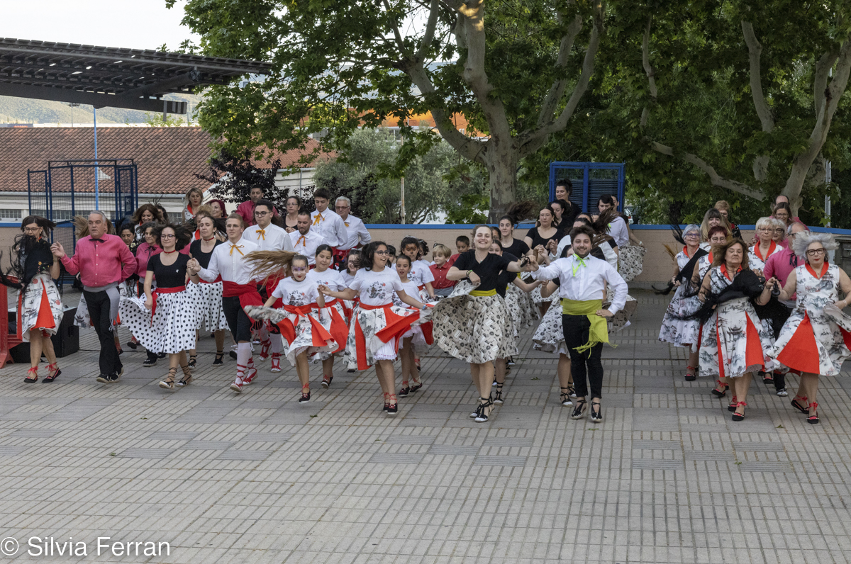 Les colles del Ball de Gitanes dissabte a la plaça de la Vila