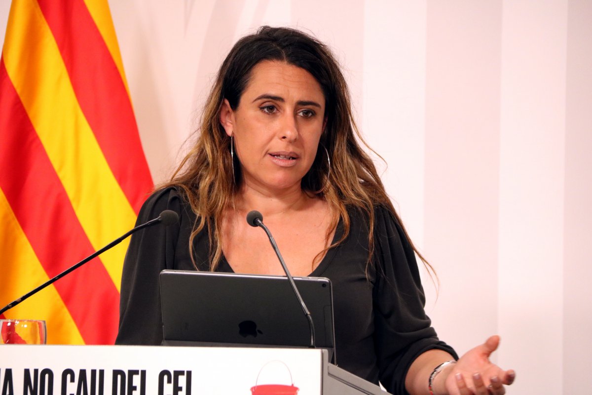La portaveu del govern català en funcions, Patrícia Plaja