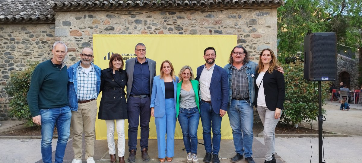 Els participants en l'acte d'aquest dimecres