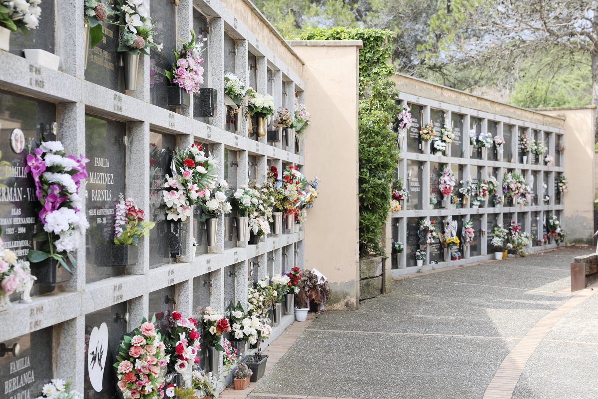 El nou cementiri de la Garriga, a tocar del vell cementiri de la Doma