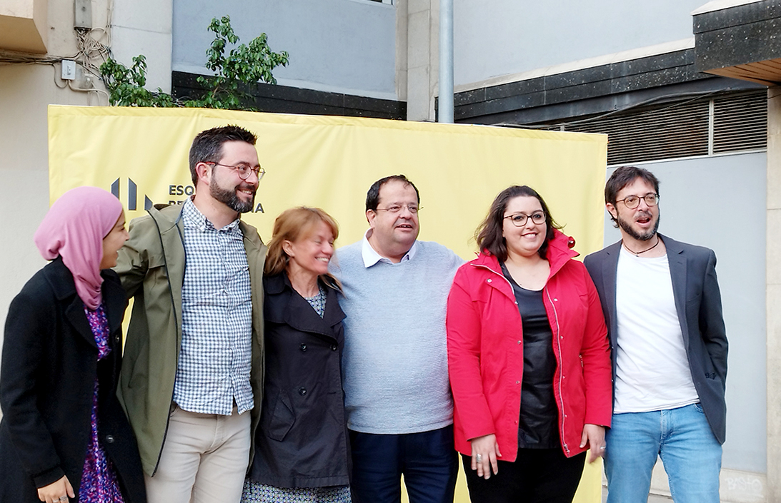 Els participants en l'acte de divendres a Mollet