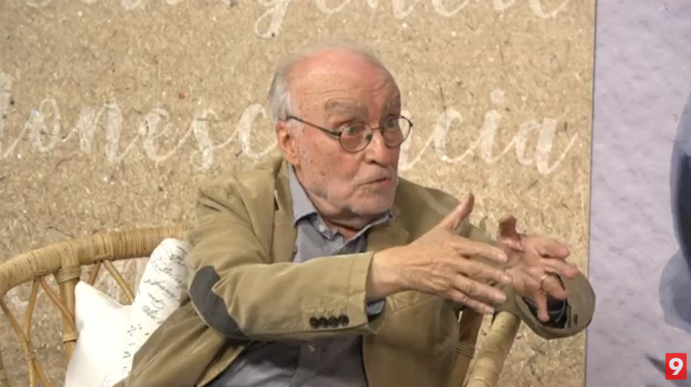Josep Maria Casasús, en un moment de l'entrevista