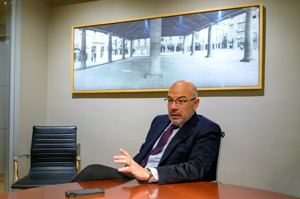 Ramon Daví al seu despatx l'any 2019