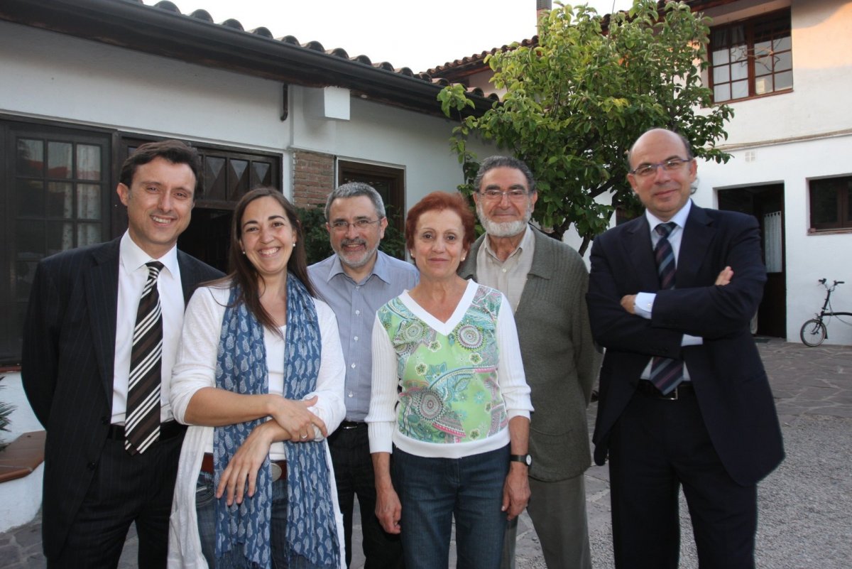 La primera junta d'Amics d'EL Xiprer l'any 2010 amb Ramon Daví