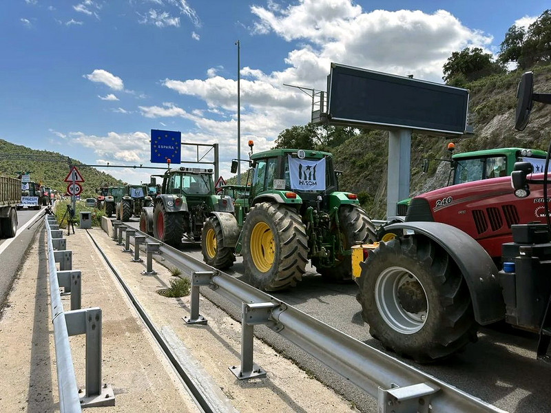 Una imatge de la Revolta Pagesa de 2024