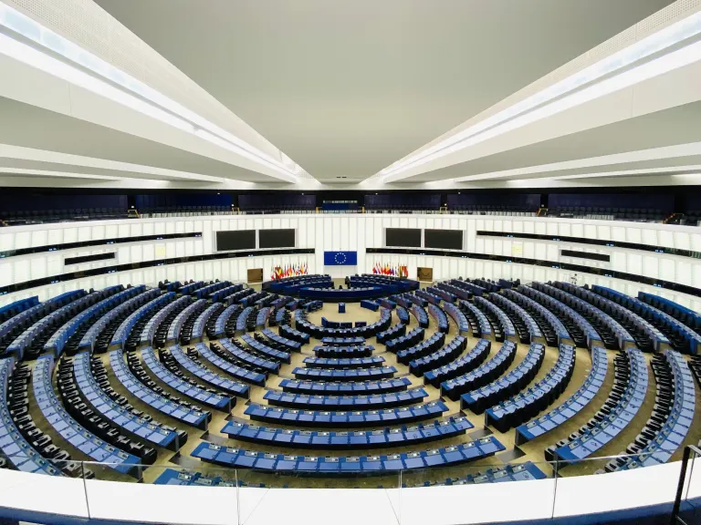 L'hemicicle del Parlament Europeu a Estrasburg