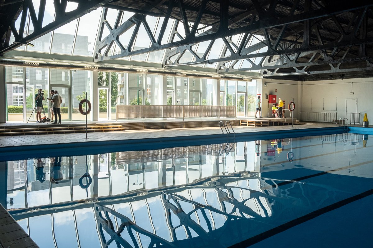 Imatge de la piscina coberta del Patí de Vic