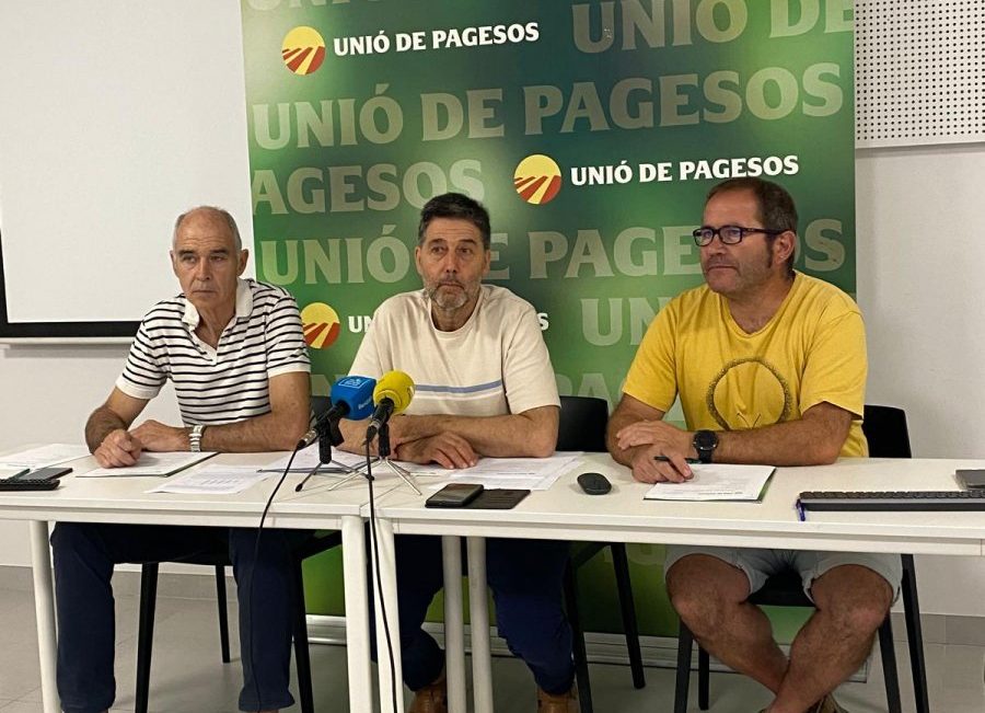 Josep Maria Cortasa, Rossend Saltiveri i Jordi Armengol, d'Unió de Pagesos